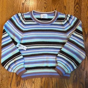 Aritzia Wilfred striped sweater - new with tags
